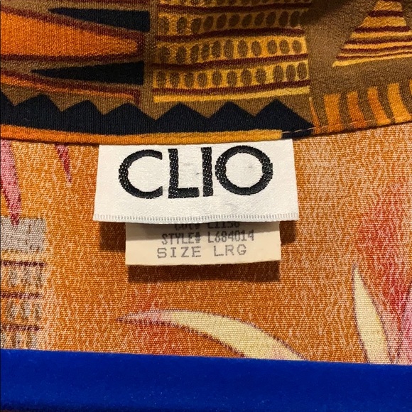 80’s Vintage Floral Aztec Top - Picture 5 of 6